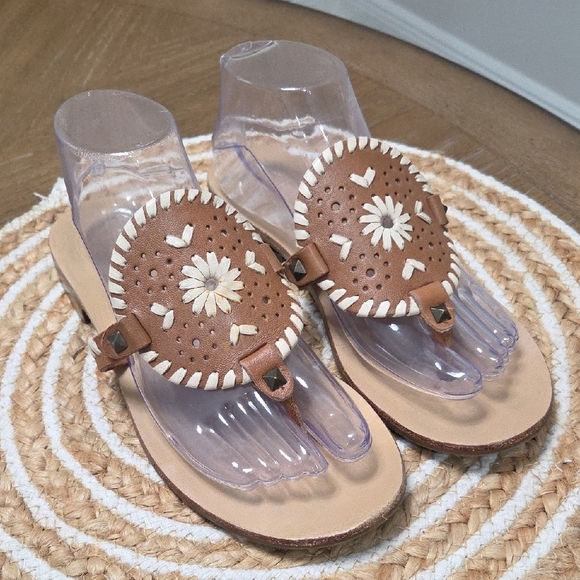 Jack Rogers Shoes - Jack Rogers Georgica Jelly Thong Sandals, Size 9